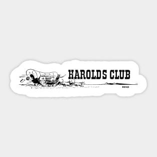 HAROLDS CLUB RENO Sticker